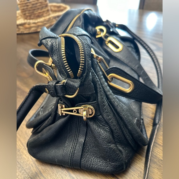 Chloe Medium Paraty Shoulder Bag, Black Authentic - Picture 17 of 17